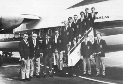 1971 First Ever Eight en route to Kings Cup in WA